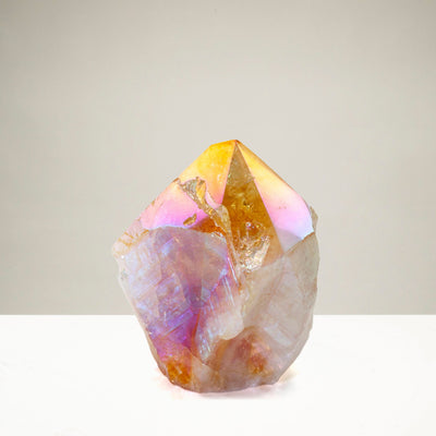 KALIFANO Citrine Aura Borealis Citrine Point - 180 g ABP180-CT