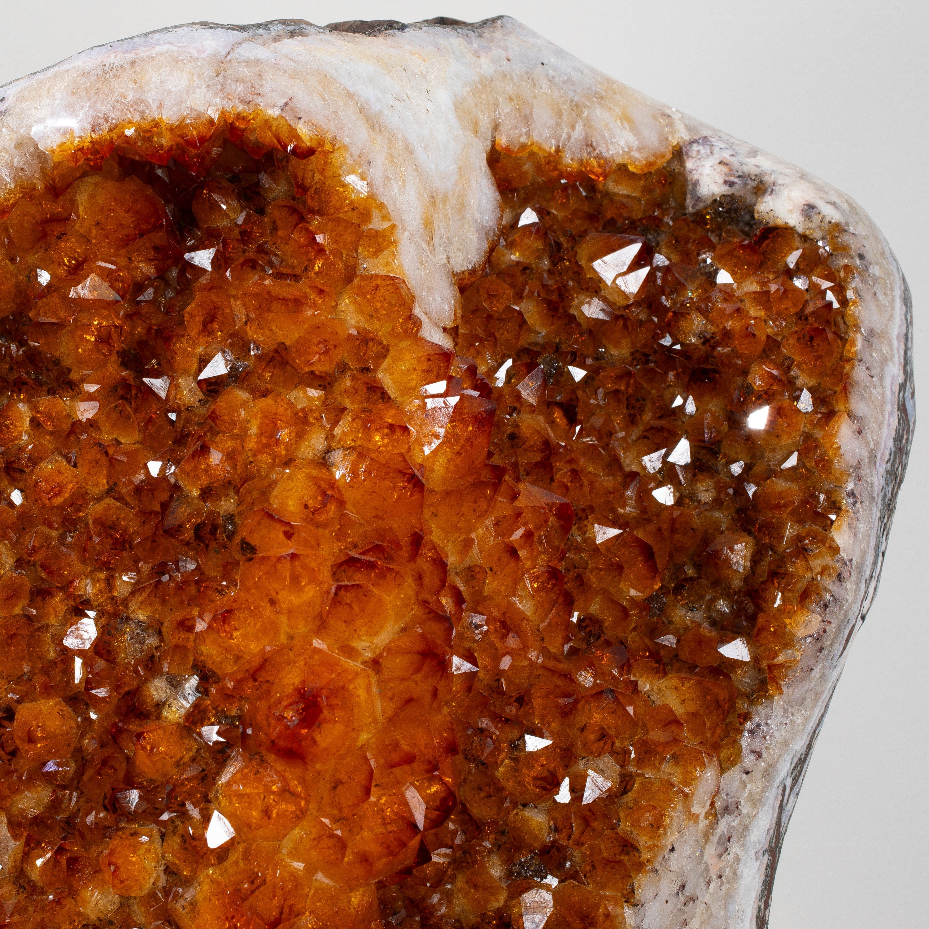 Kalifano Citrine Citrine Geode from Brazil on Custom Stand - 29" / 44 lbs BCG7200.004