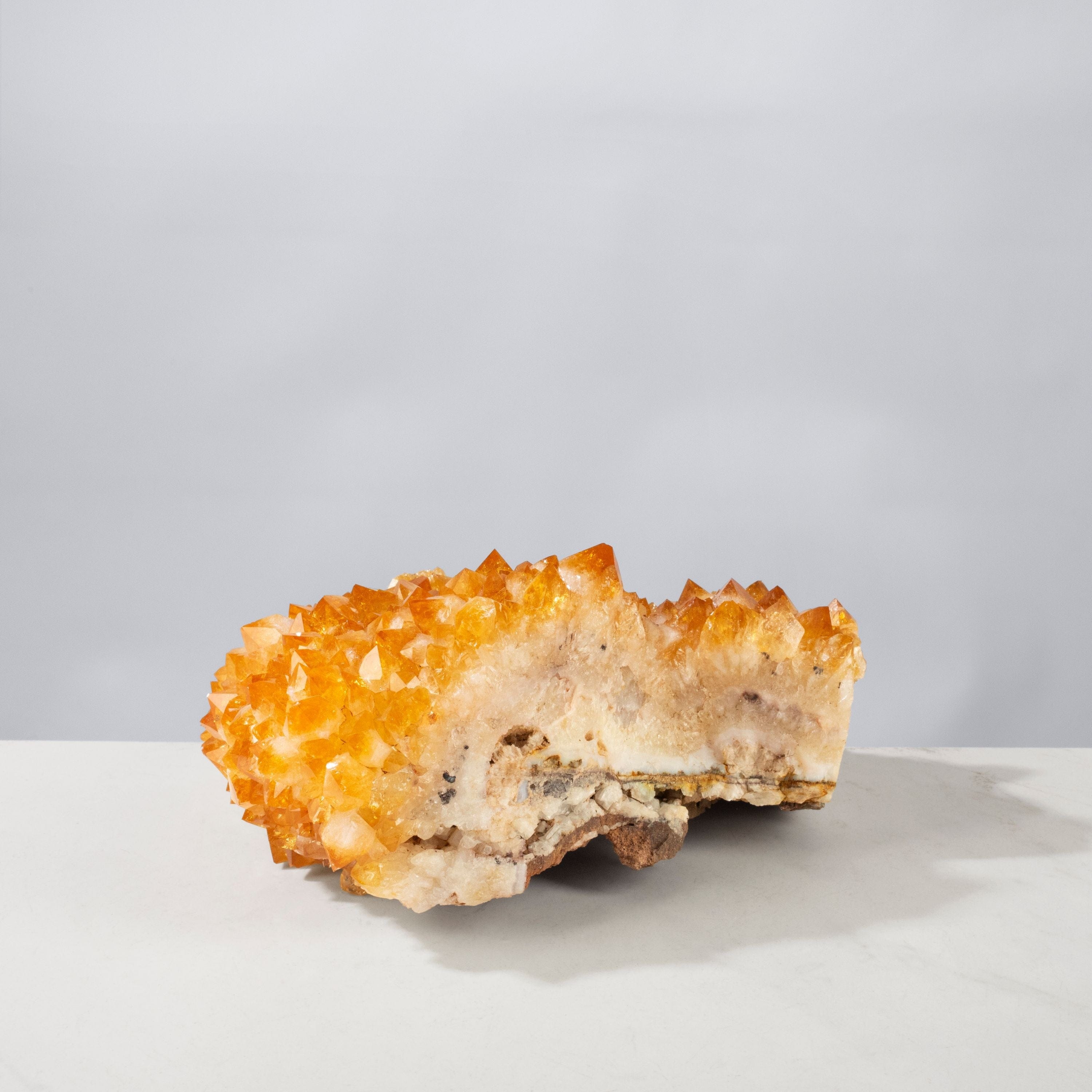 Kalifano Citrine Natural Citrine Geode from Brazil - 8.5" / 2,900 grams BCG1400.014