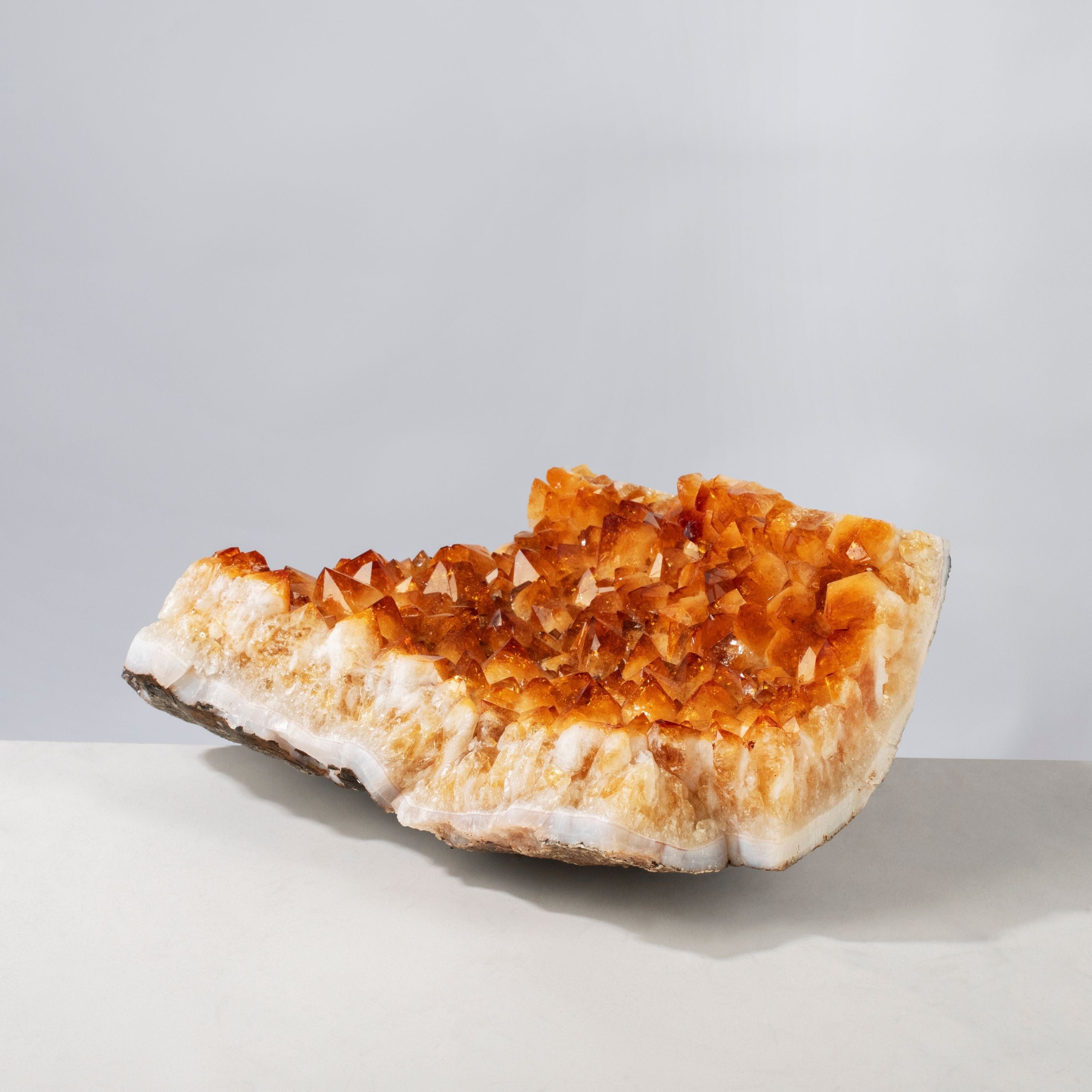 Kalifano Citrine Natural Citrine Geode from Brazil - 9.5" / 3,560 grams BCG1800.008