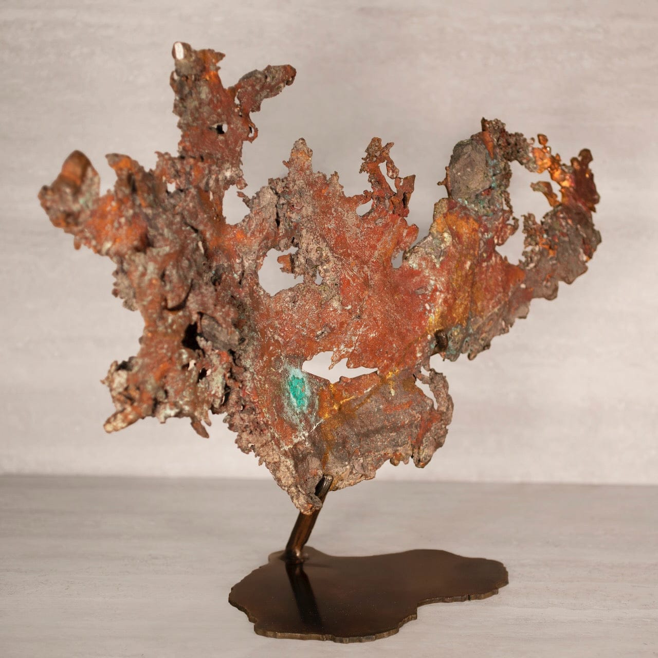 Kalifano Copper Natural Michigan Ahmeek Mine Copper on Custom Stand - 24 in / 17 lbs CPR92000.002