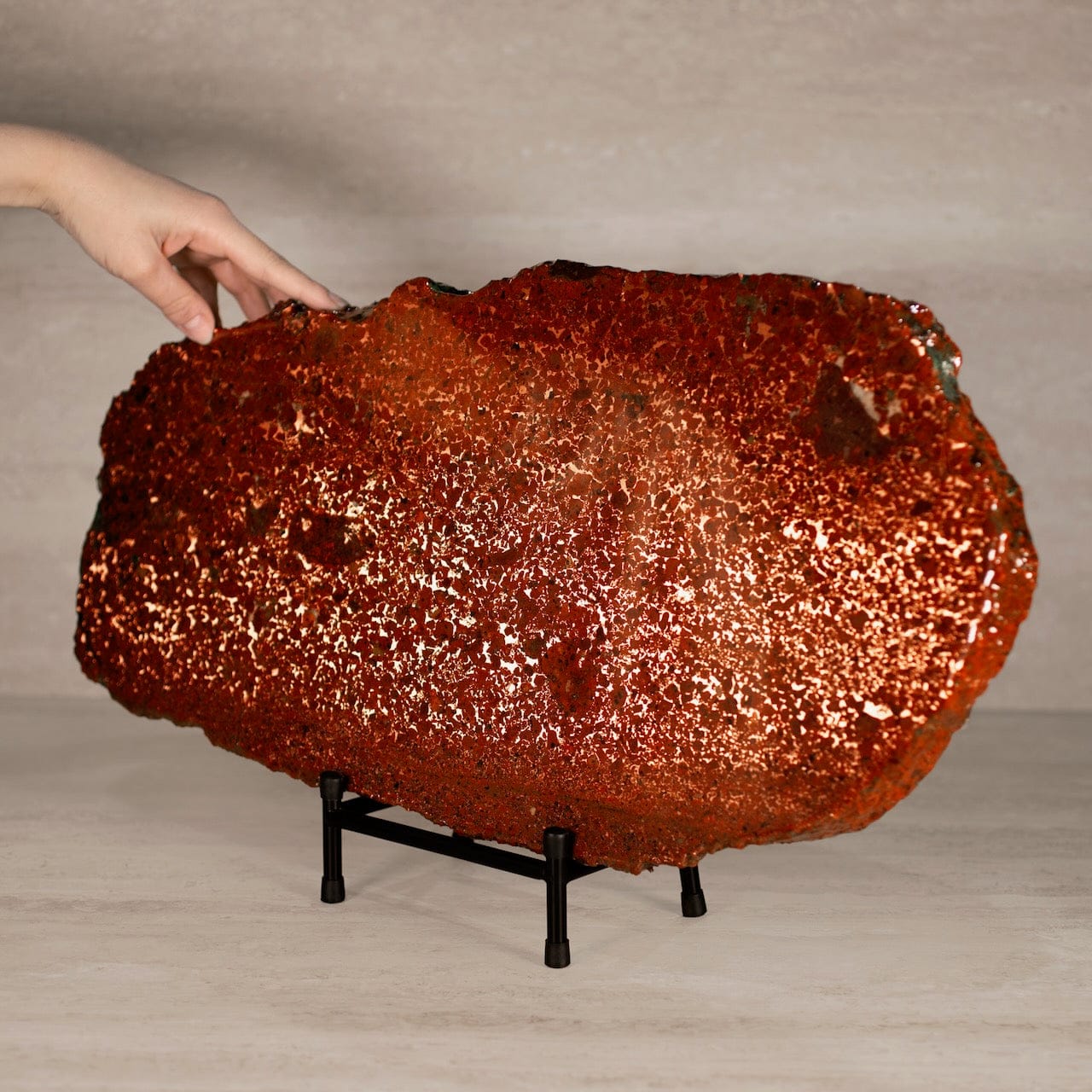 Kalifano Copper Natural Michigan Conglomerate Ore Copper - 22 in / 31 lbs CPR9600.001