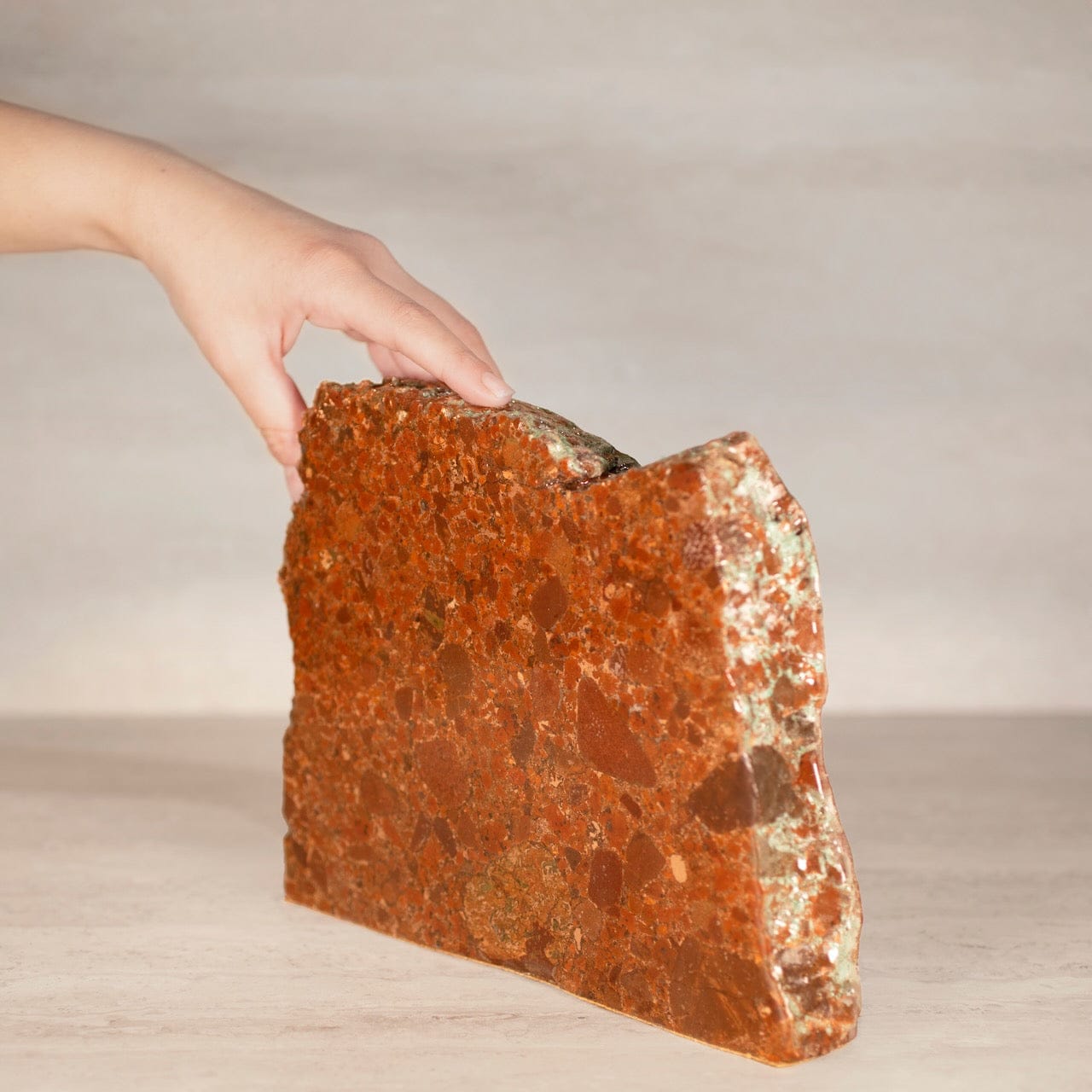 Kalifano Copper Natural Michigan Conglomerate Ore Copper - 9.5 in / 9.7 lbs CPR3600.001