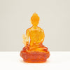 Divine Golden Guan Yin Crystal Carving - A Symbol of Compassion and Protection