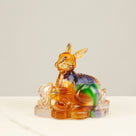 Graceful Rabbit Crystal Carving - A Symbol of Good Luck and Prosperity
