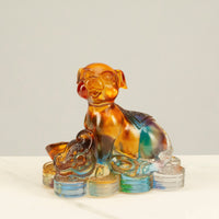 Loyal Dog Crystal Carving - A Symbol of Loyalty and Protection Main Image