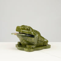 Lucky Toad Jade Crystal Carving - A Symbol of Financial Prosperity and Good Fortune Main Image