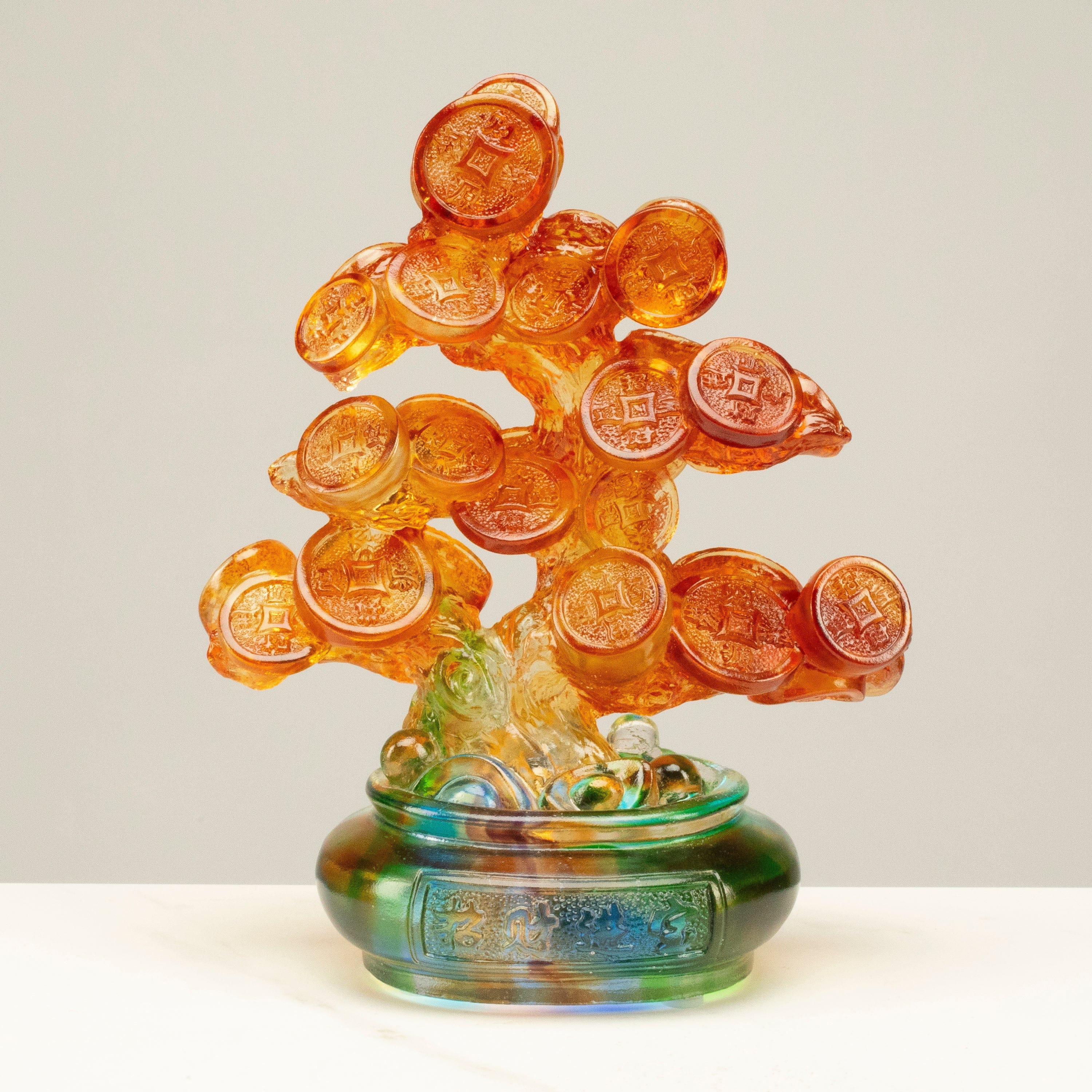 fortune money tree KALIFANO | Money Tree Crystal Carving