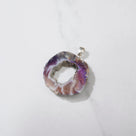 Sterling Silver Aura Borealis Agate Pendant
