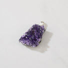 Sterling Silver Druzy Amethyst Pendant