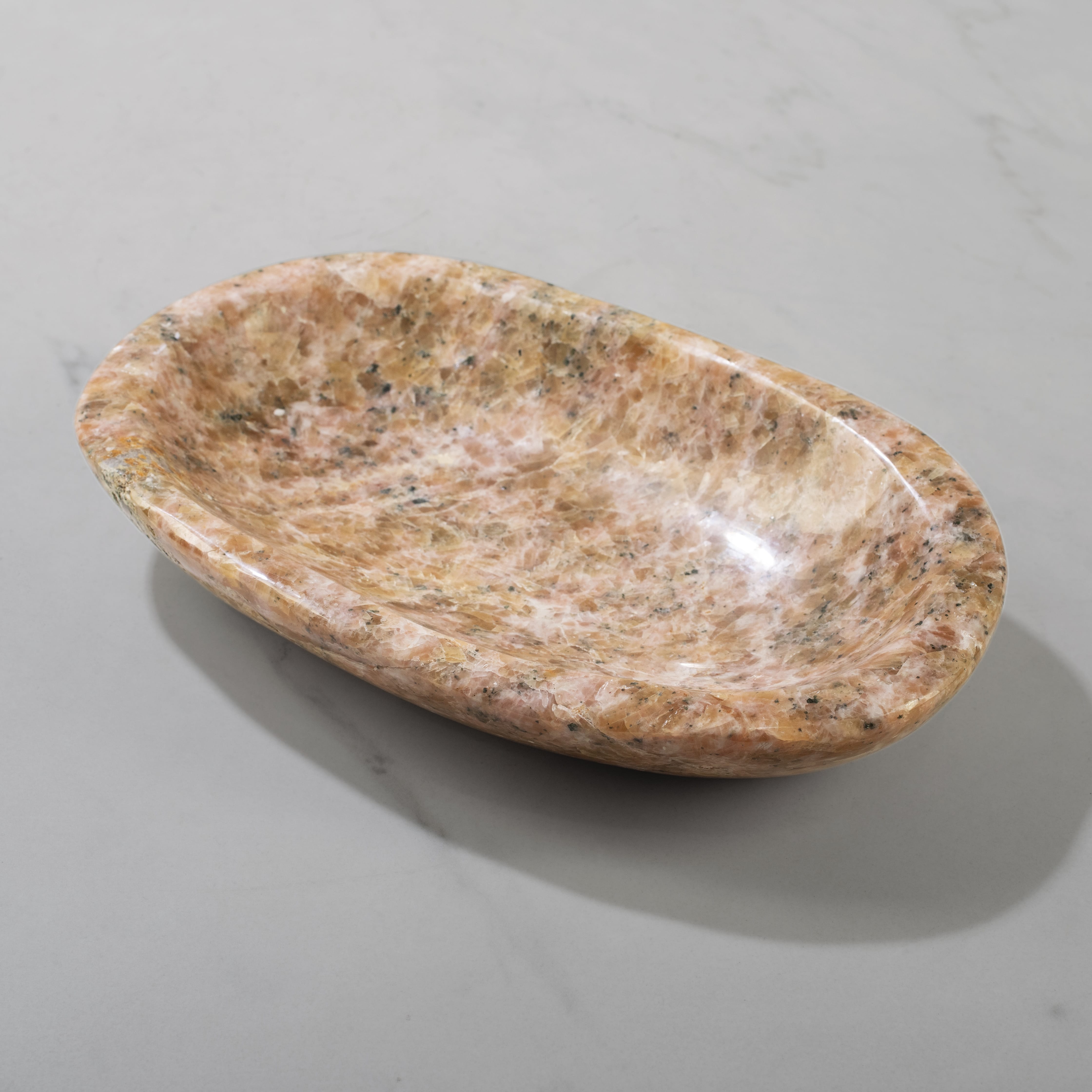 Kalifano Gemstone Bowls Coral Jasper Bowl from Madagascar - 9.75" BOWL600-CJ.001