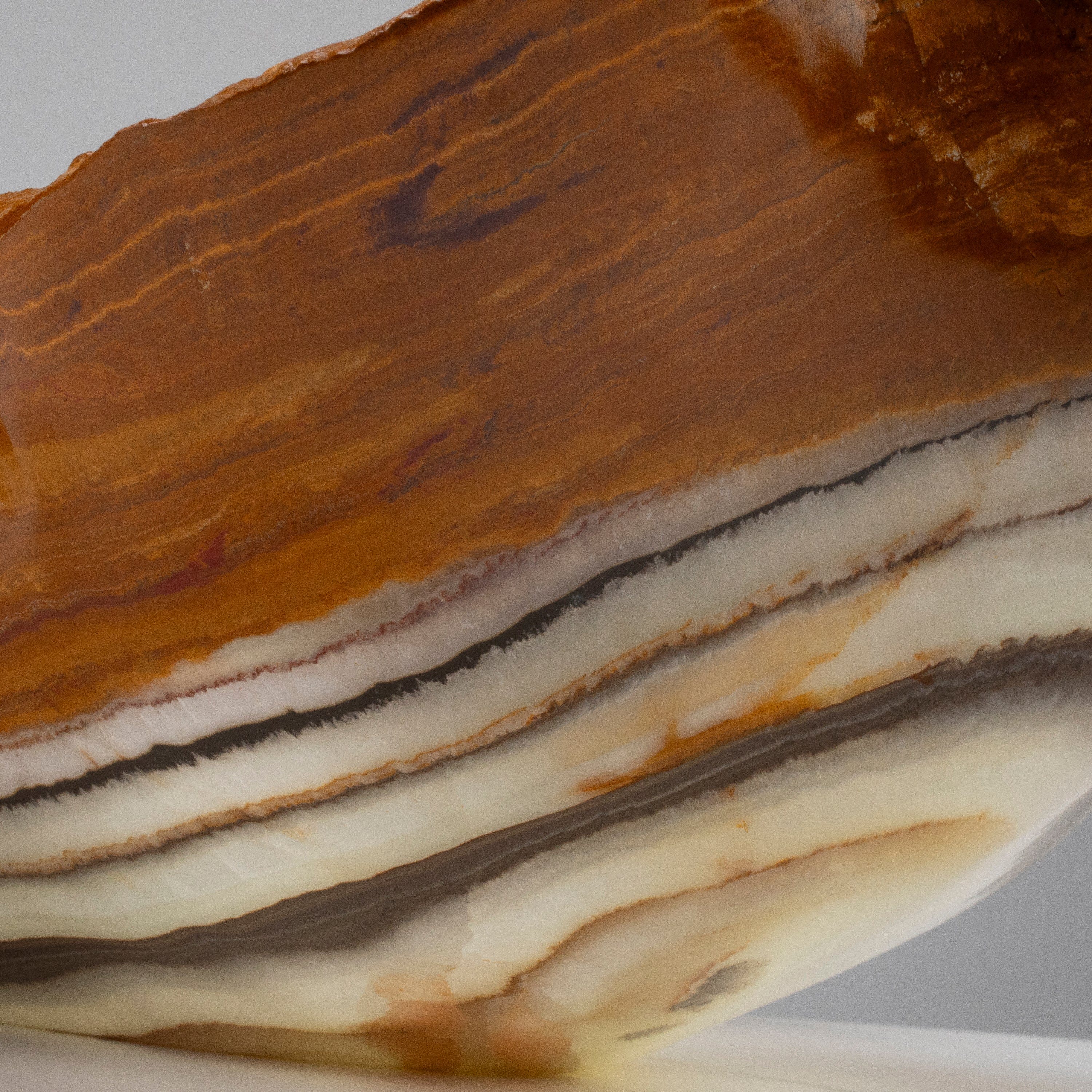 KALIFANO Gemstone Bowls Multicolor Onyx Bowl 18" BOX10000.004