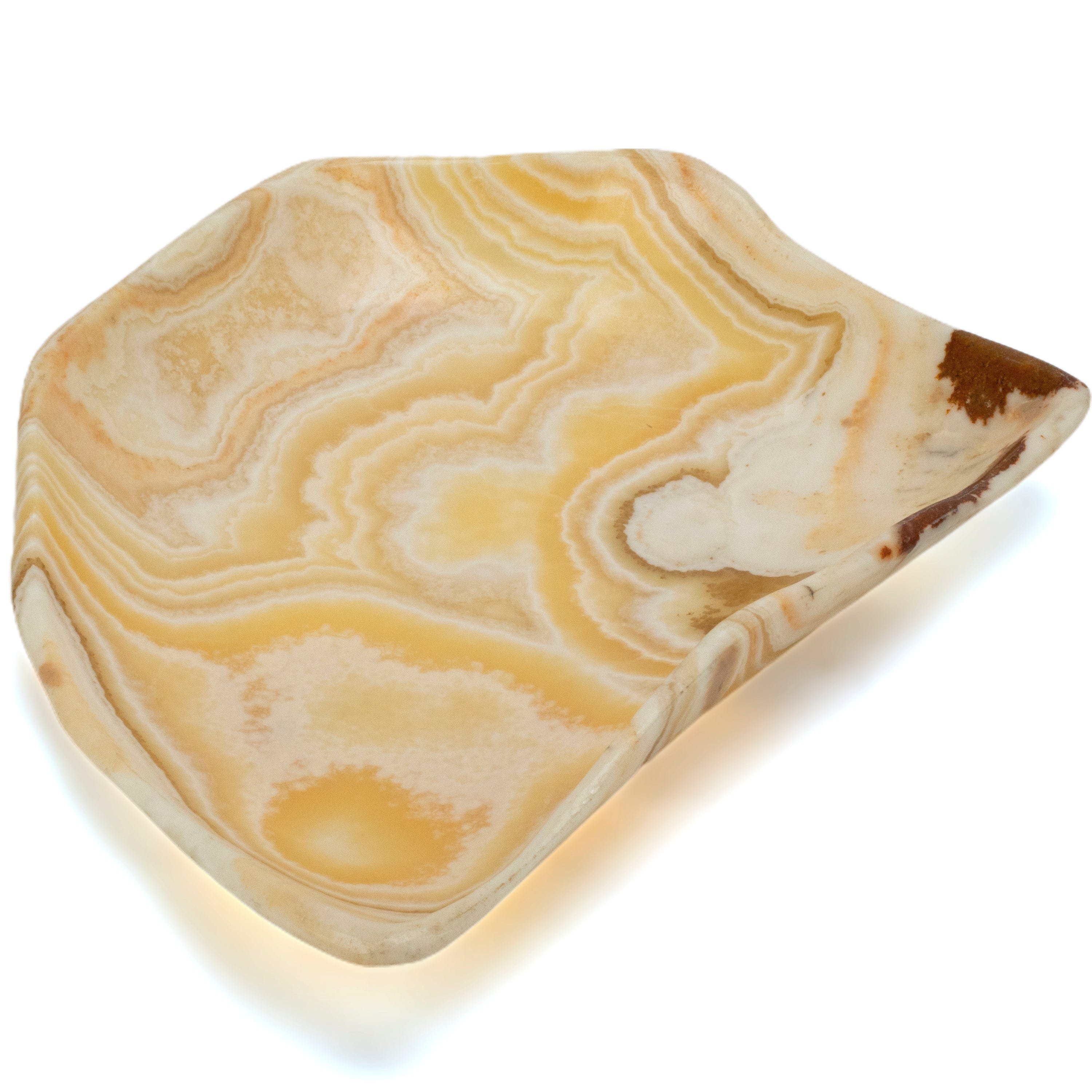 KALIFANO Gemstone Bowls Natural Onyx Bowl from Mexico - 19" BOWL1800.002