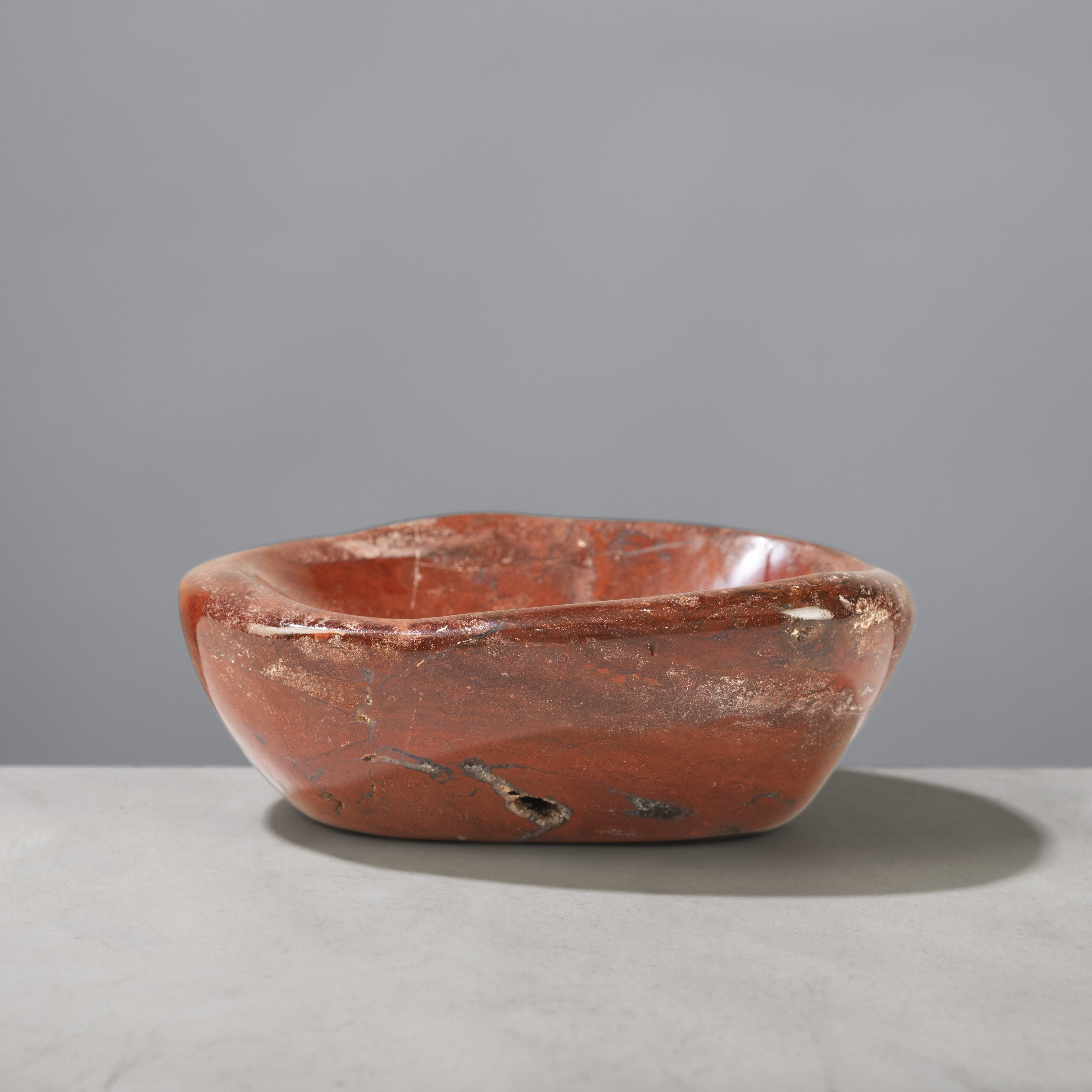Kalifano Gemstone Bowls Red Jasper Bowl from Madagascar - 4.25" BOWL260-RJ.001
