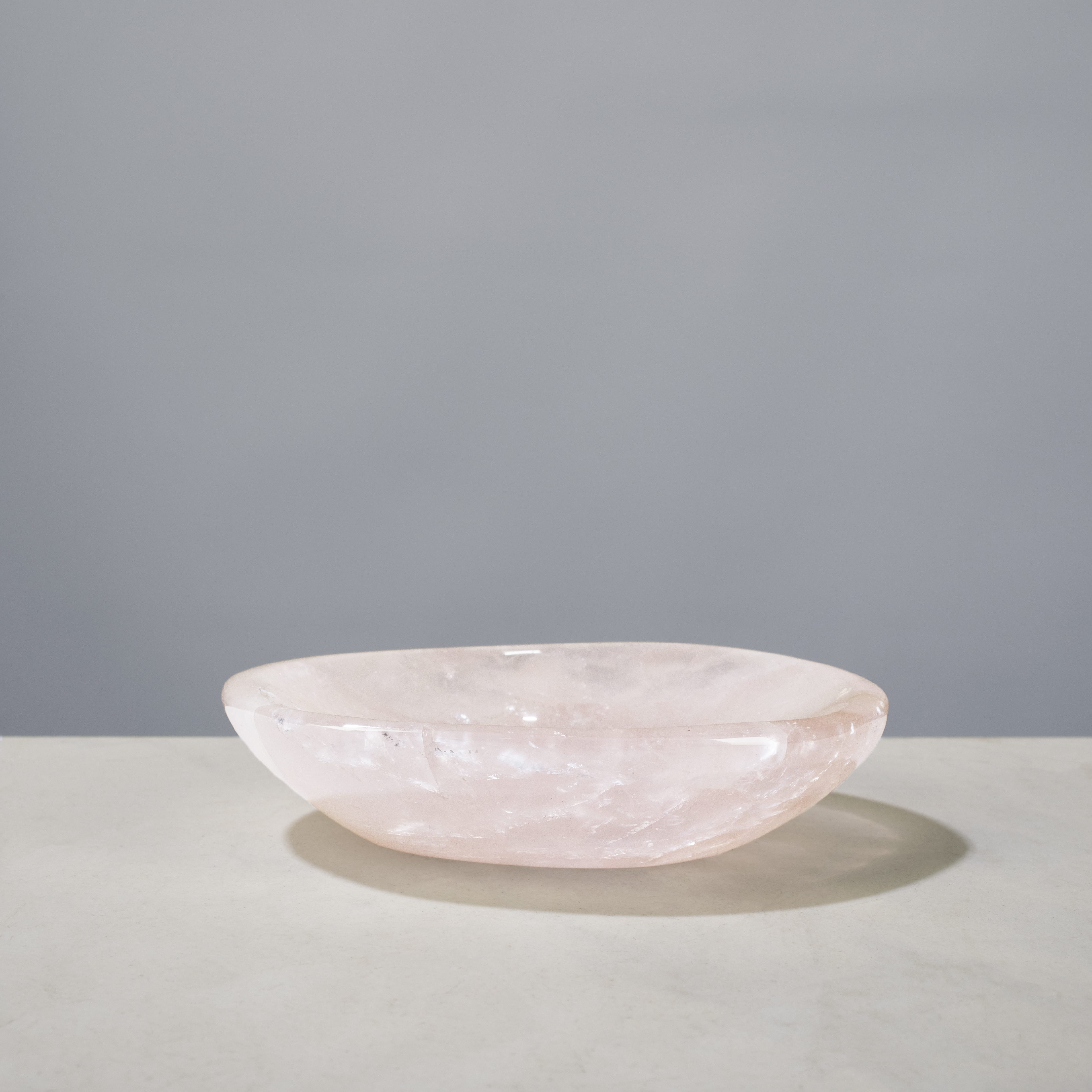 Kalifano Gemstone Bowls Rose Quartz Bowl from Madagascar - 4.5" BOWL440-RQ.002