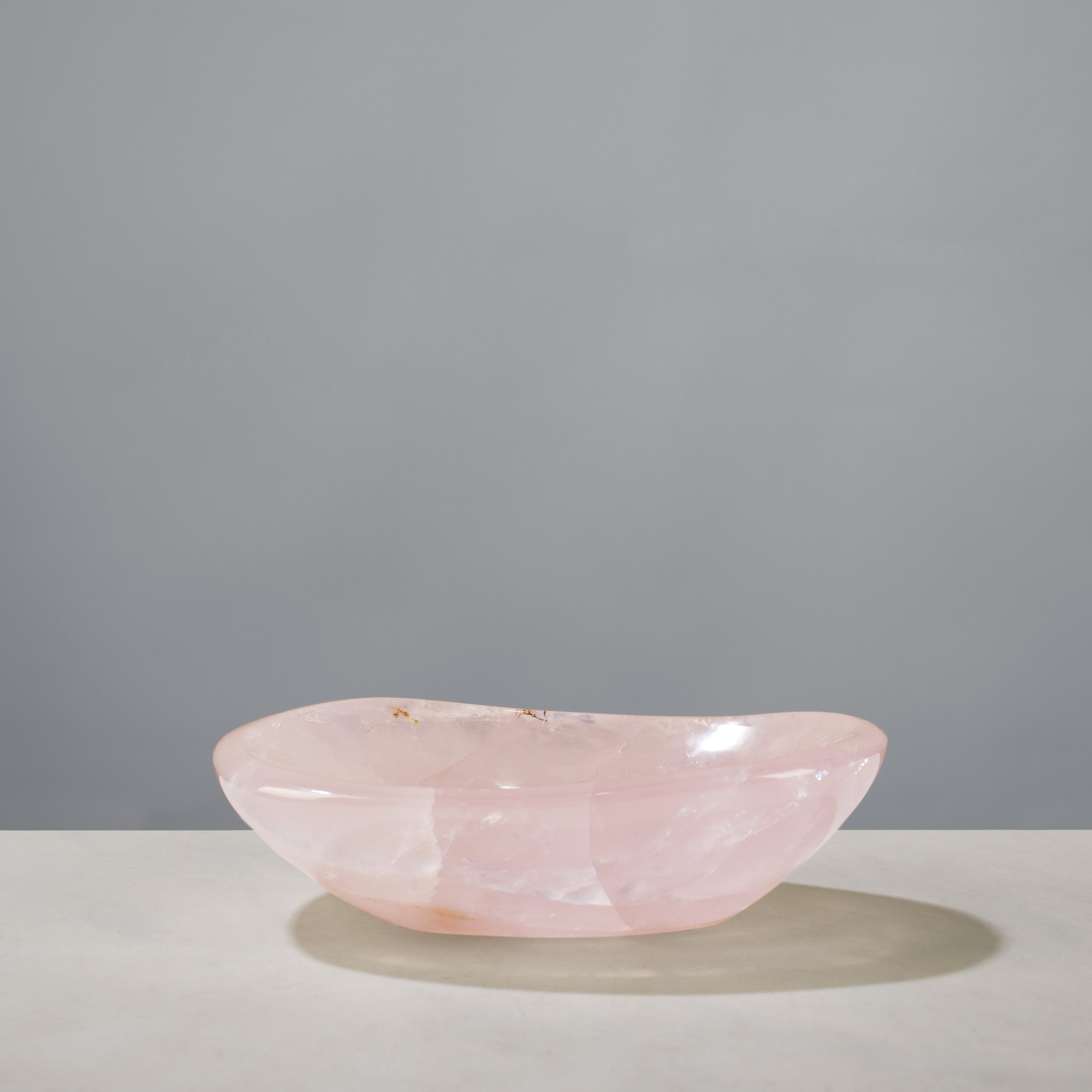 Kalifano Gemstone Bowls Rose Quartz Bowl from Madagascar - 4.75" BOWL440-RQ.001
