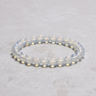 Opalite Moonstone 8 mm Beaded Gemstone Bracelet