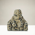 Dalmation Jasper Budha 1.5'' Natural Gemstone Carving
