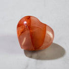 Fire Quartz Gemstone Heart Carving