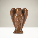 Goldstone Angel 2'' Natural Gemstone Carving