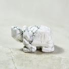 Howlite Turtle 2'' Natural Gemstone Carving