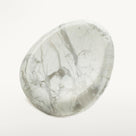 Howlite Worry Stone Natural Gemstone Carving