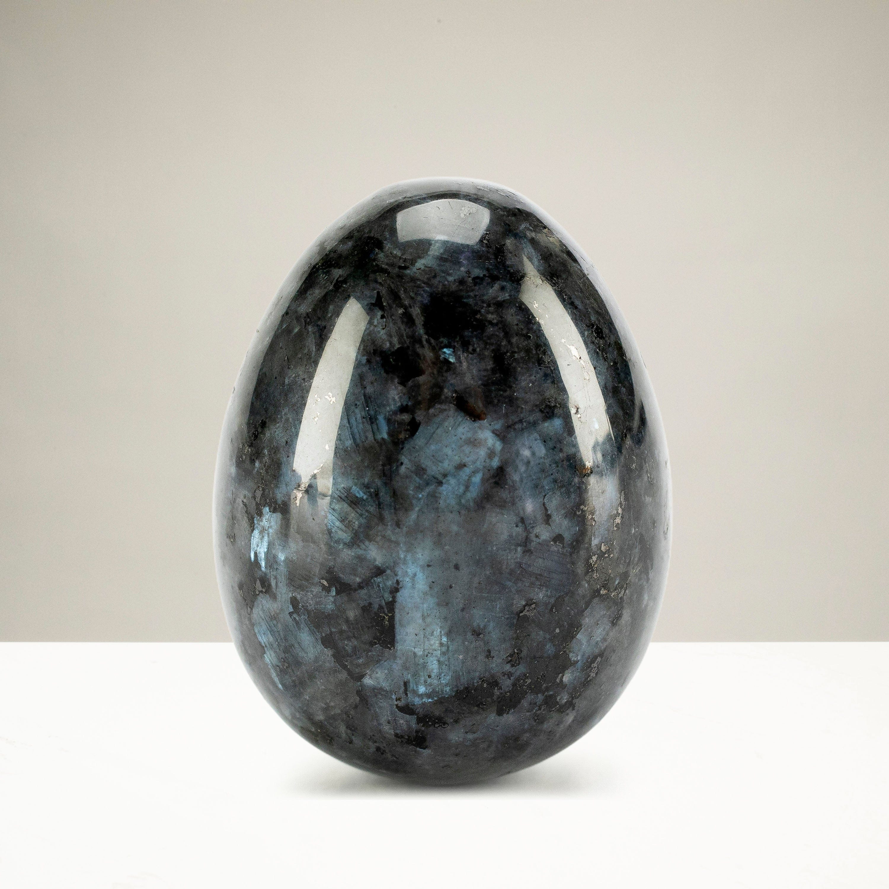 Kalifano Gemstone Carvings Labradorite Egg Carving CV14-EG-LB