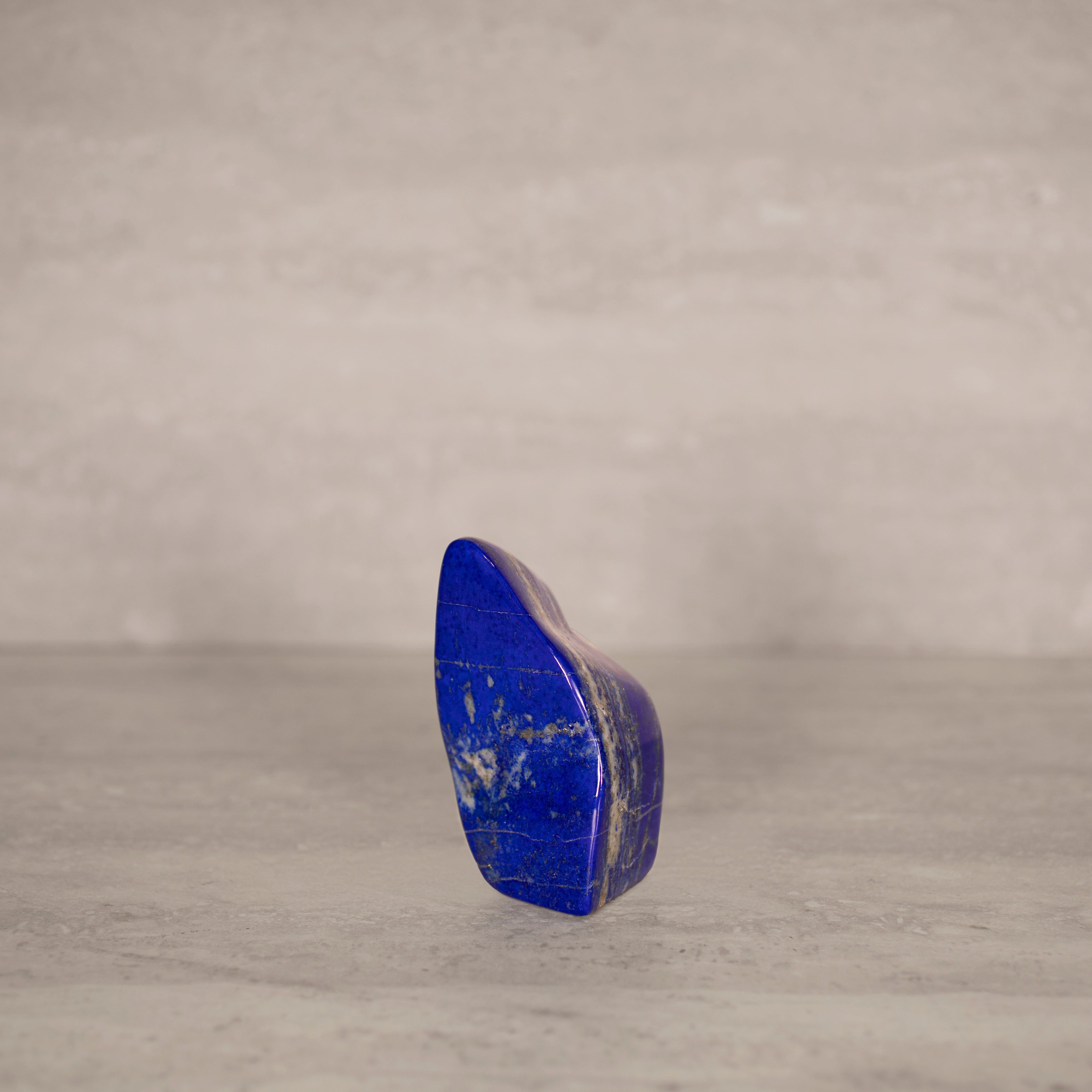 KALIFANO Gemstone Carvings Natural Lapis Lazuli Freeform from Afghanistan - 4" / 430 grams LP900.015