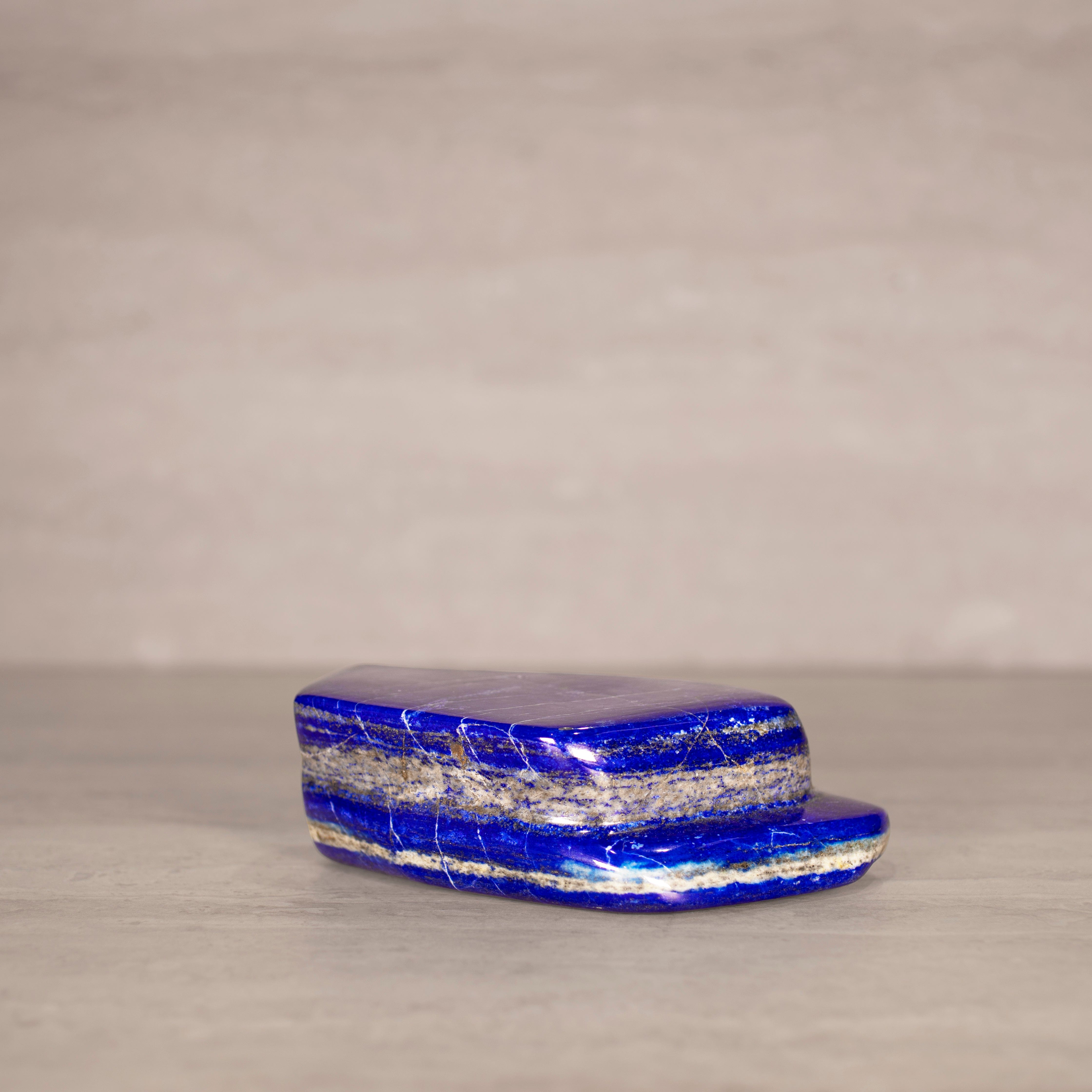 KALIFANO Gemstone Carvings Natural Lapis Lazuli Freeform from Afghanistan - 6.25" / 1,225 grams LP2500.002