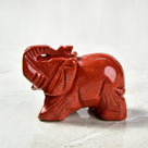 Red Jasper Elephant Carving