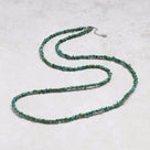 Turquoise Gemstone Convertible Necklace & Bracelet with Sterling Silver Clasp - 31