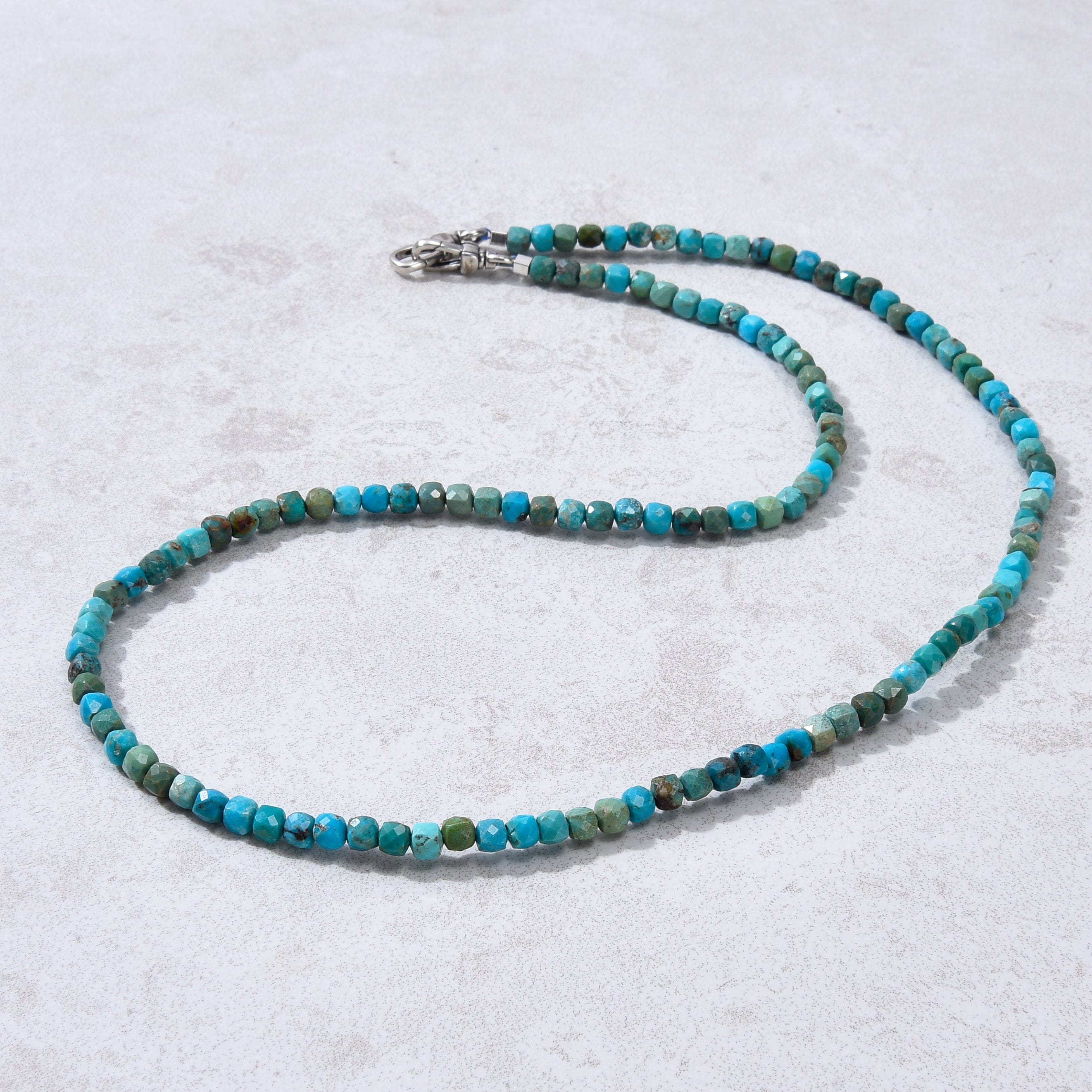 KALIFANO |4mm Turquoise Faceted 21
