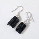 Black Tourmaline Sterling Silver Earrings