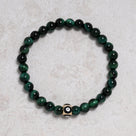 Green Tiger Eye 6mm Natural Gemstone Stretch Bracelet