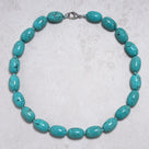 Howlite Turquoise 15x22mm Necklace With Stainless Steel Clasp - 27