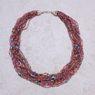 Tourmaline 2mm Necklace With Sterling Silver Clasp - 21.5