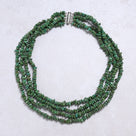 Turquoise Chip Gemstone Necklace with Sterling Silver Clasp - 20