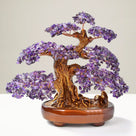 Amethyst Bonsai Tree of Life with 1,251 Natural Gemstones