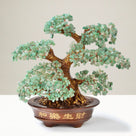 Aventurine Bonsai Tree of Life with 1,251 Natural Gemstones