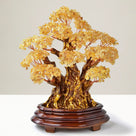 Citrine Tree of Life Centerpiece with over 2,000 Natural Gemstones