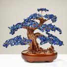 Lapis Bonsai Tree of Life with 1,251 Natural Gemstones