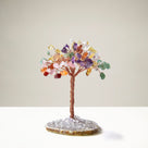 Multi-color Natural Gemstone Tree of Life with Agate Base