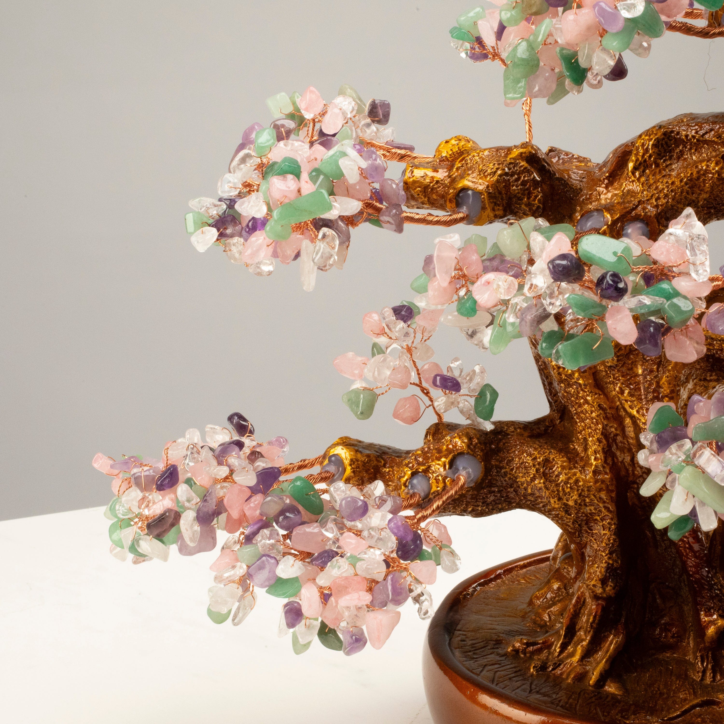 Kalifano Gemstone Trees Multi-Gemstone Bonsai Tree of Life with 1,251 Natural Gemstones K9150N-MT2