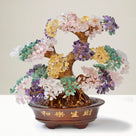 Multi-Gemstone Bonsai Tree of Life with 1,251 Natural Gemstones