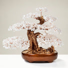 Opalite Moonstone & Quartz Bonsai Tree of Life with 1,251 Natural Gemstones