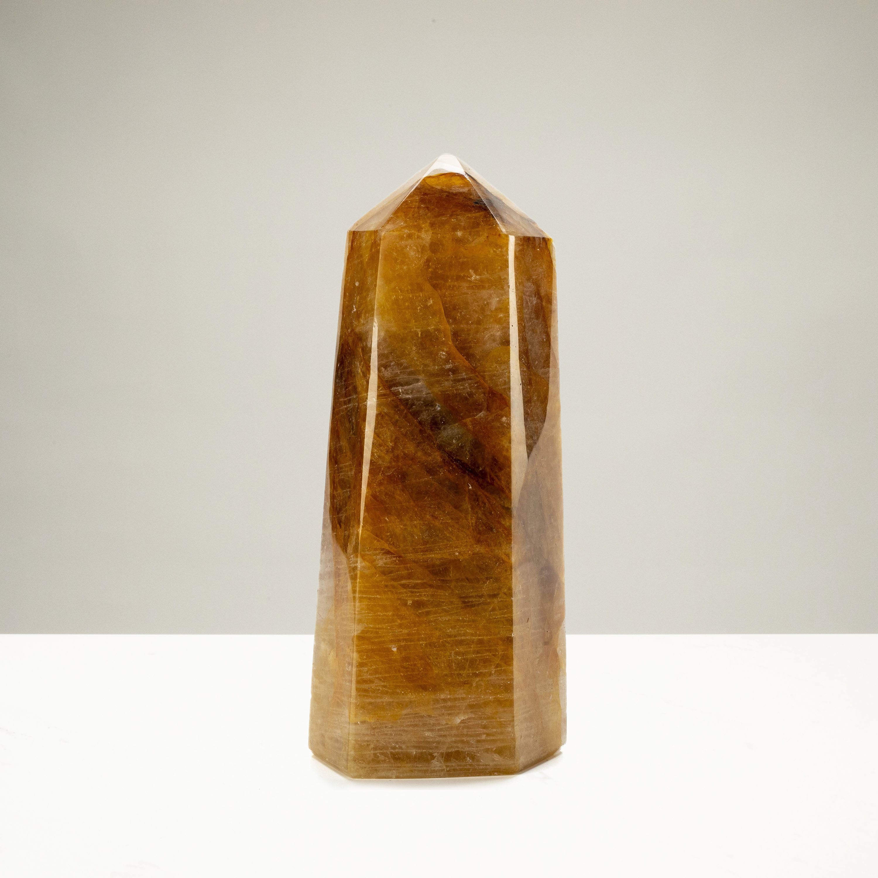Kalifano Golden Healer Golden Healer ( Hematoid Quartz) Obelisk - 9" / 2,090g OB1600-HQ.001