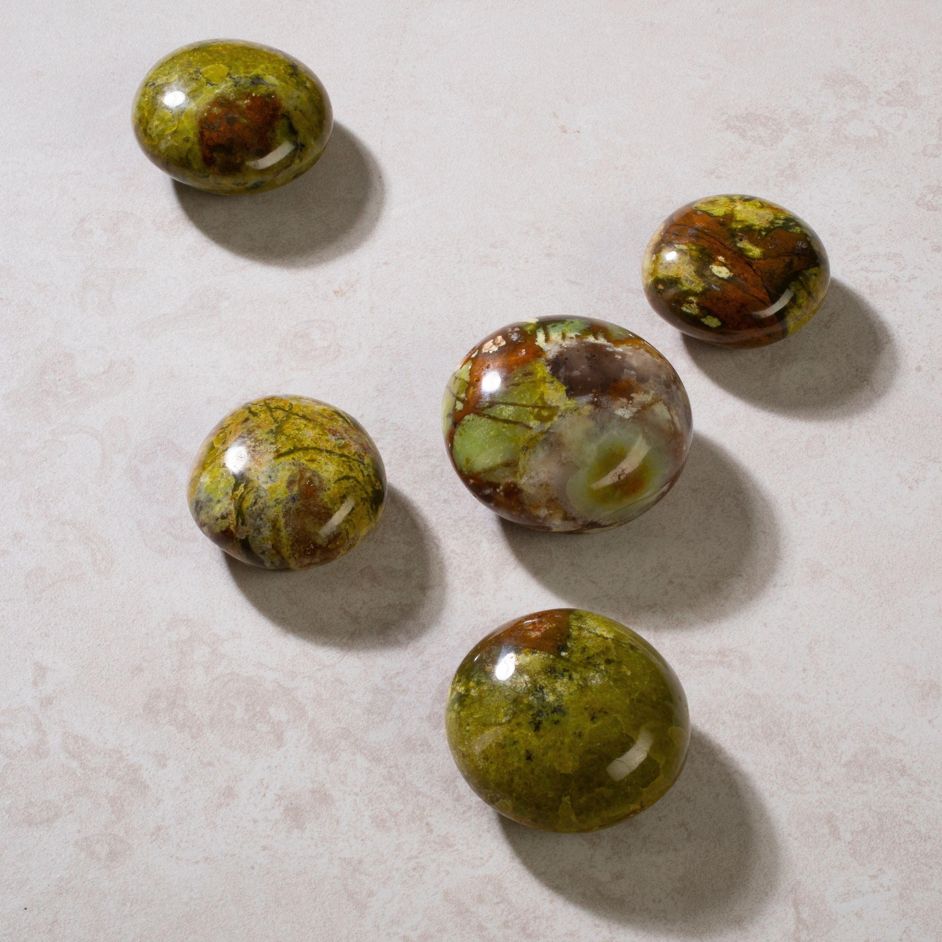 KALIFANO Green Opal Green Opal Palm Stone PS60-GO