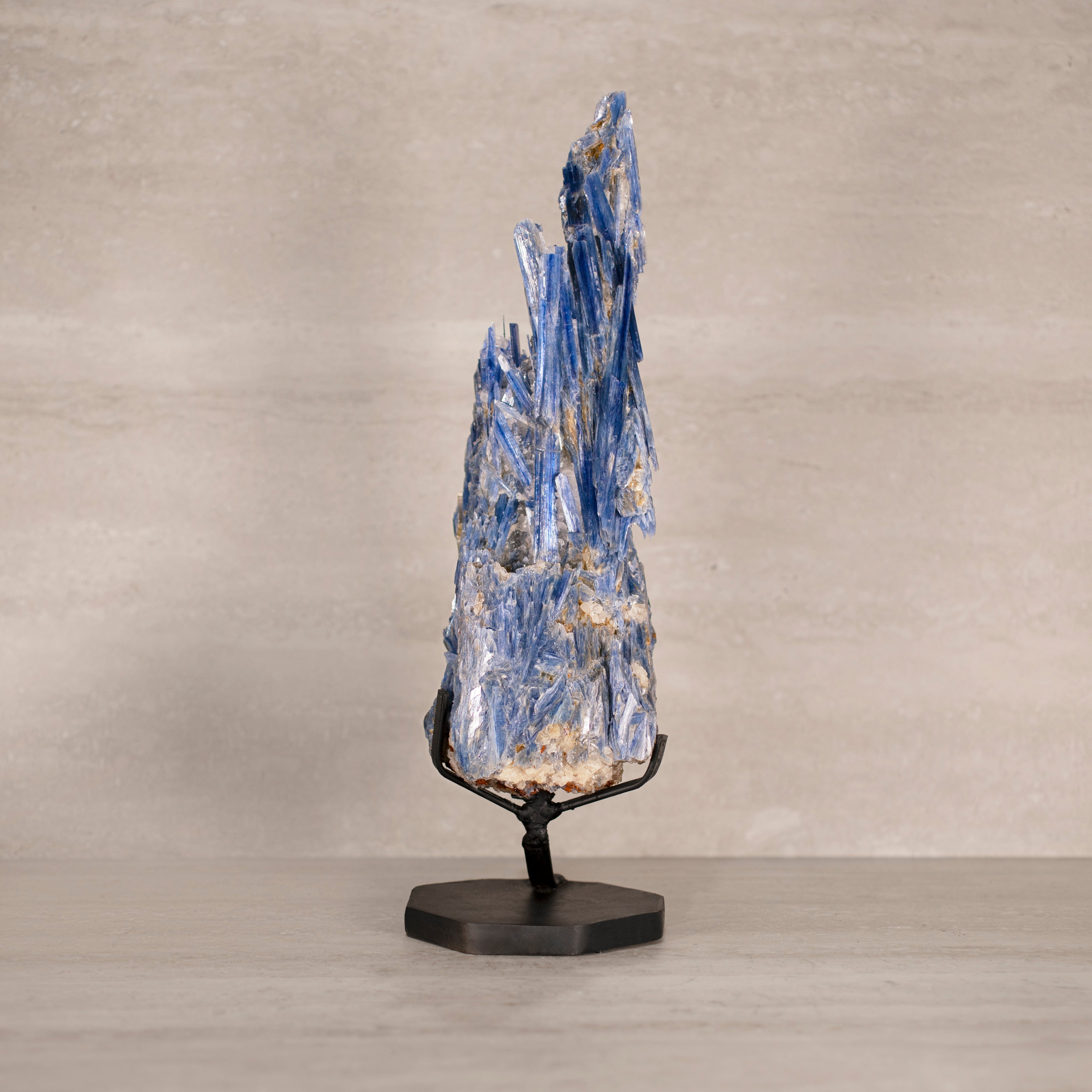 Kalifano Kyanite Natural Brazilian Kyanite on Custom Stand - 16" / 3,630 grams KYNT5800.001
