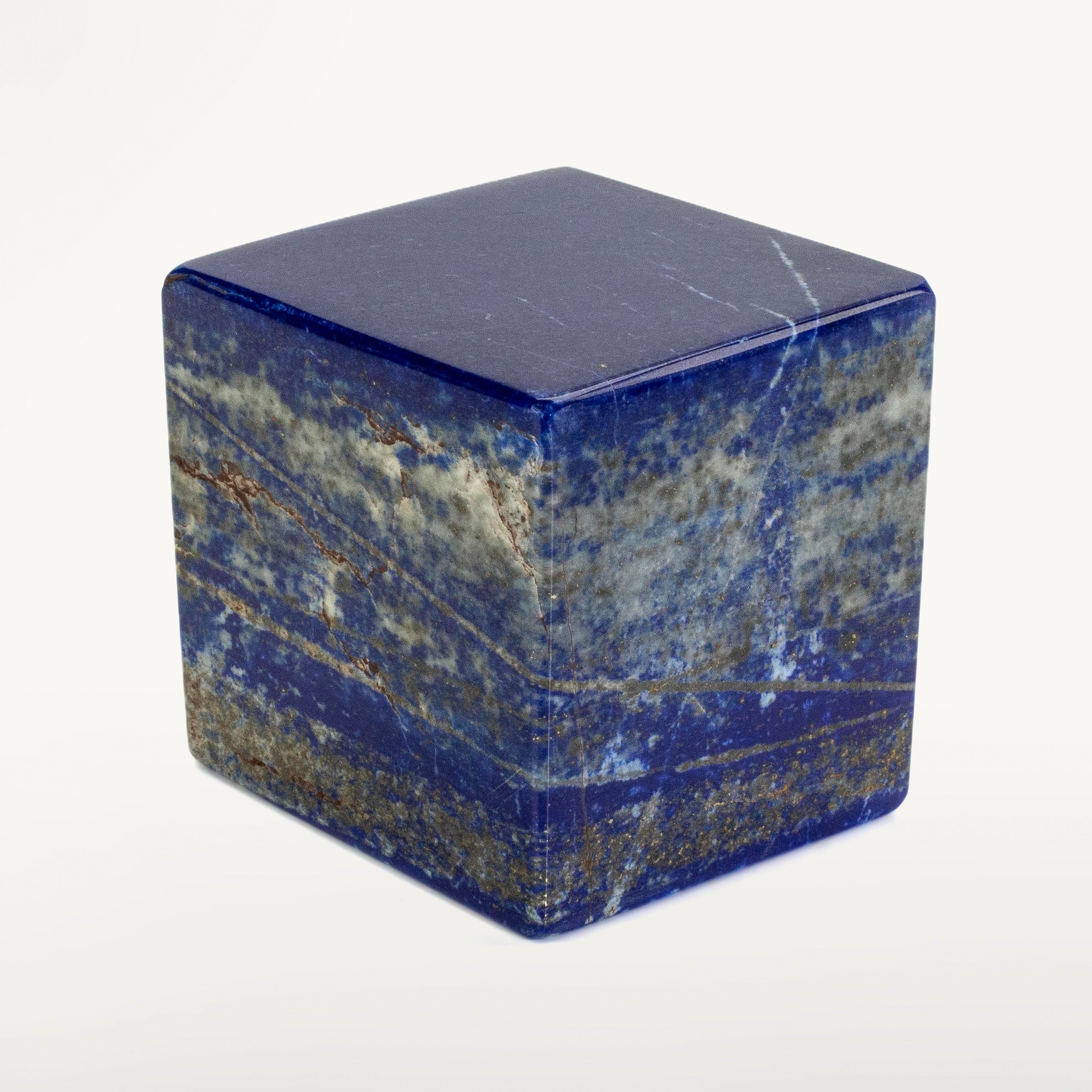 Kalifano Lapis Lapis Lazuil Cube from Afghanistan - 360 g / 0.8 lbs LP400.011