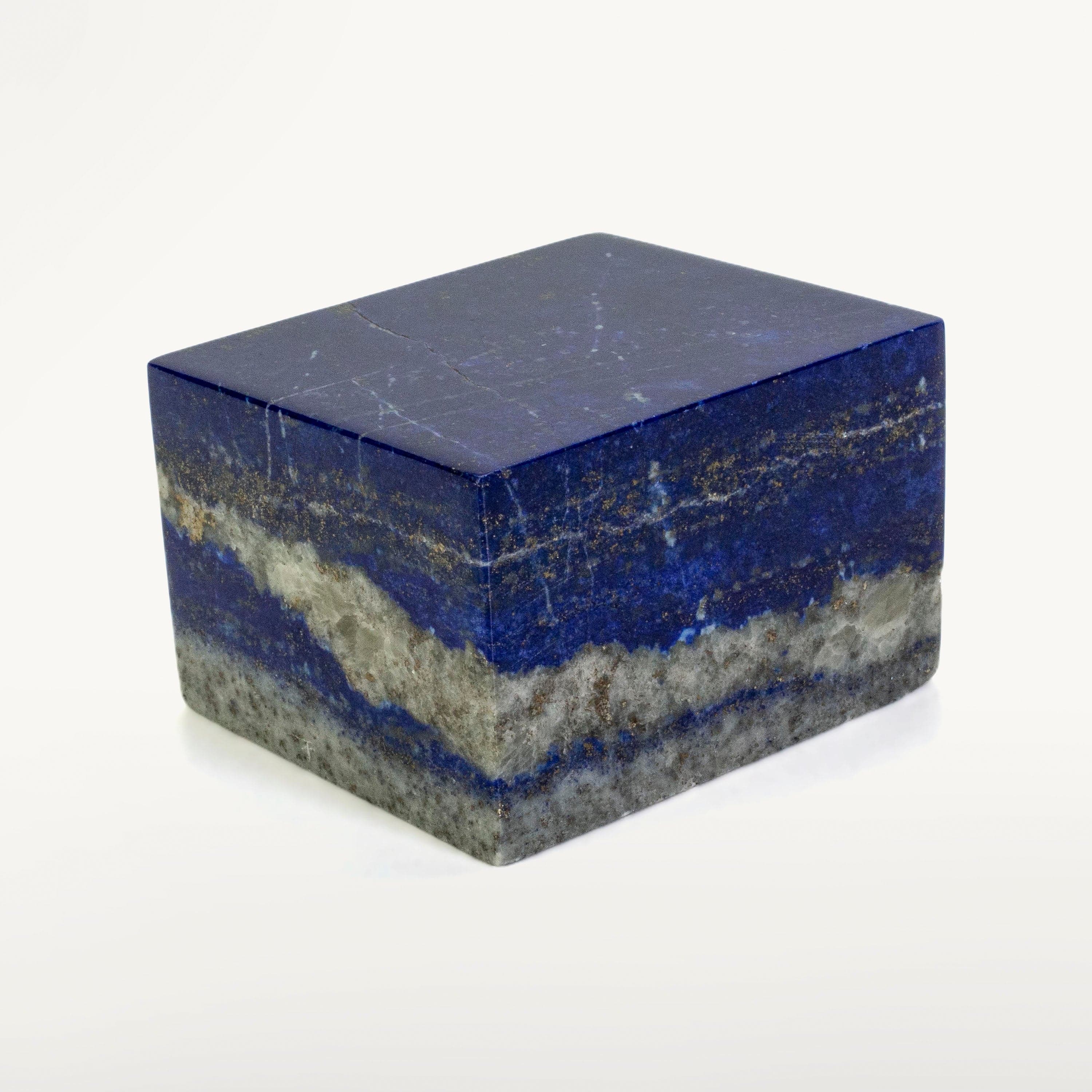 Kalifano Lapis Lapis Lazuil Cube from Afghanistan - 435 g / 1 lbs LP500.003